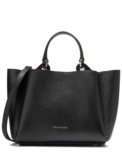 Cole Haan Midtown Small Leather Crossbody Tote In Purple