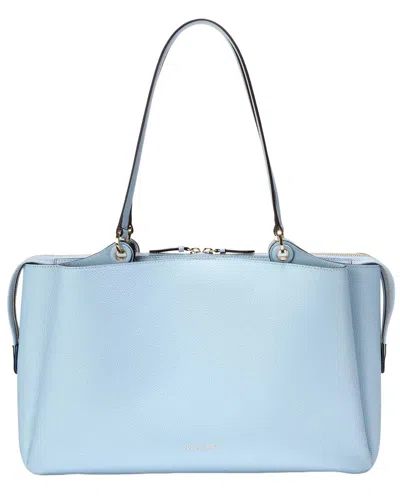 Cole Haan Midtown Work Leather Tote In Blue