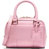 Cole Haan Mini Beverly Leather Satchel In Blue