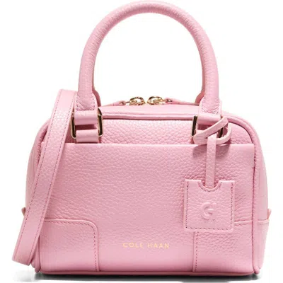 Cole Haan Mini Beverly Leather Satchel In Blue