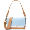 Cole Haan Mini Shoulder Bag In Skyway/optic White/biscuit