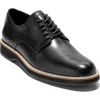 Cole Haan Morse Grand Plain Toe Derby In Black