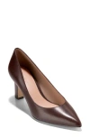 Cole Haan Mylah Pump In Dark Chocolate Leather