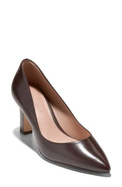 Cole Haan Mylah Pump In Dark Chocolate Leather
