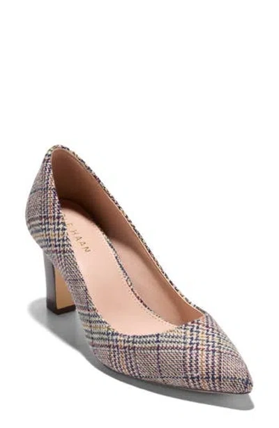 Cole Haan Mylah Pump In Grey Multi Plaid