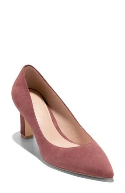 Cole Haan Mylah Pump In Rouge Suede