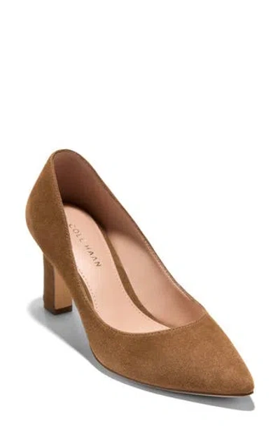 Cole Haan Mylah Pump In Spiced Brown Suede