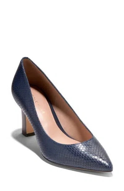 Cole Haan Mylah Snakeskin Embossed Pump