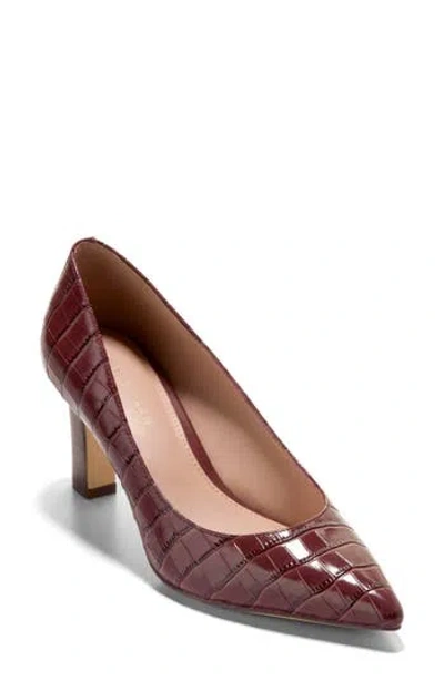 Cole Haan Mylah Snakeskin Embossed Pump In Multi