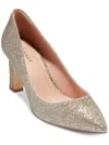 COLE HAAN MYLAH WOMENS GLITTER POINTED TOE PUMPS