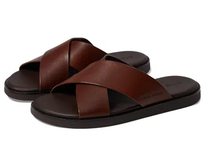 Cole Haan Nantucket Cross Strap Sandals In Brown