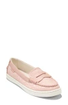 Cole Haan Nantucket Penny Loafer In Cameo Rose Double Jacquard