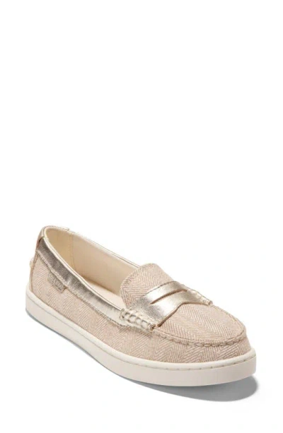 Cole Haan Nantucket Penny Loafer In Natural/ Chevron