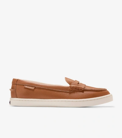 Cole Haan Nantucket Penny In Pecan Brown-white