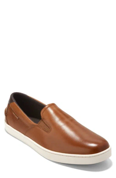 Cole Haan Nantucket Slip-on Sneaker In Ch British Tan/ Ivory