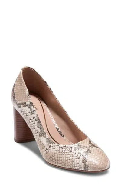 Cole Haan Nella Snakeskin Embossed Pump In Multi
