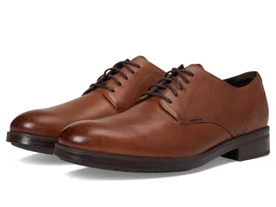 Cole Haan Newmark Grand Plain Toe Oxfords In Brown
