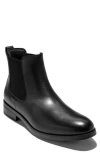 Cole Haan Newmark Grand Water Resistant Chelsea Boot In Black