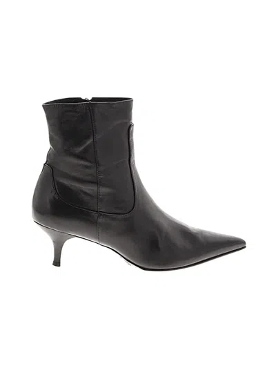 Pre-owned Cole Haan Nike Ankle Boots In Black