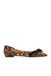 Cole Haan Noella Bow Animal Skimmer Flats In Multicolor