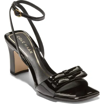 Cole Haan Noella Bow Ankle Strap Sandal In Black