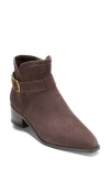 Cole Haan Norella Buckle Bootie In Brown