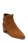 Cole Haan Norella Buckle Bootie In Brown
