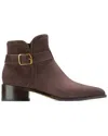 Cole Haan Norella Buckle Bootie In Brown