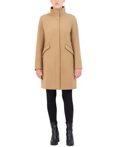 Cole Haan Novelty Wool Medium Jacket In Neutral