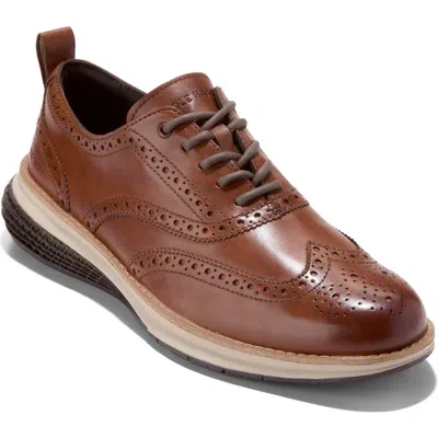 Cole Haan Original Grand Energyweave Stitchlite™ Oxford In British Tan Ivory