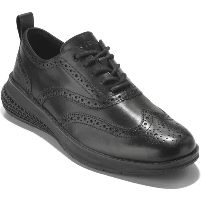 Cole Haan Original Grand Energyweave Wingtip Oxford In Black