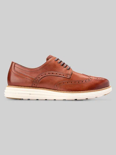 Cole Haan Original Grand Remastered Wingtip Oxfords In Brown