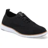 Cole Haan Original Grand Stitchlite Wingtip Oxford In Black Knit/optic White