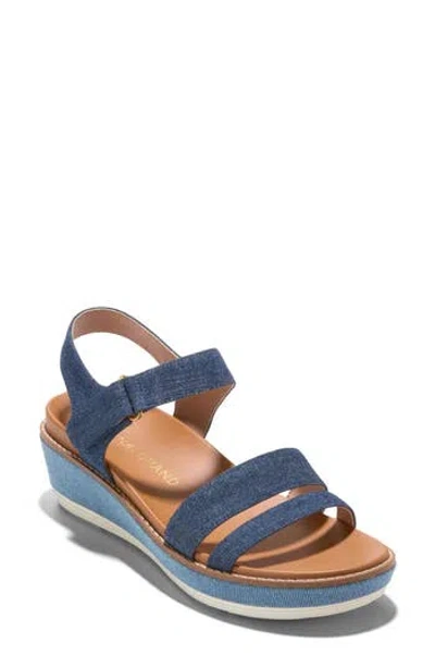 Cole Haan Originalgrand Peyton Flatform Sandal (women In Denim Multi