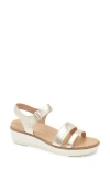 Cole Haan Originalgrand Peyton Flatform Sandal (women In Soft Gold Metallic/ivory