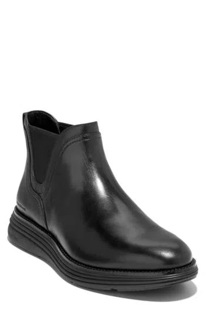 Cole Haan Originalgrand Ultra Chelsea Boot In Black/pavement