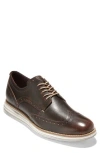 Cole Haan Men's Øriginalgrand Wingtip Oxford Dress Shoe Men's Shoes In Natural Tan-silver Birch