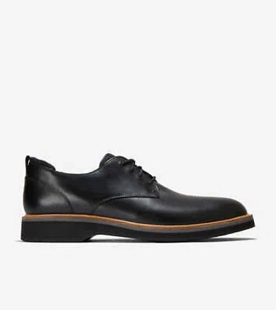 Pre-owned Cole Haan Osborn Grand 360 Plain Toe Oxford Black - C33388, Black