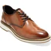 Cole Haan Osborn Plain Toe Derby In British Tan/ivory