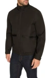 Cole Haan Packable Rain Jacket In Black