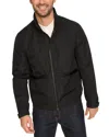 Cole Haan Packable Rain Jacket In Black