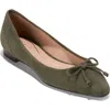 Cole Haan Paget Ballet Flat In Green