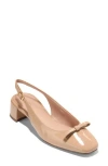 Cole Haan Patsy Bow Slingback Pump In Nude