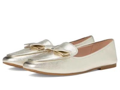 Cole Haan Payson Soft Bow Loafers In Gold