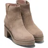 Cole Haan Paz Side Zip Bootie In Brown