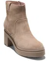 Cole Haan Paz Side Zip Bootie In Nude