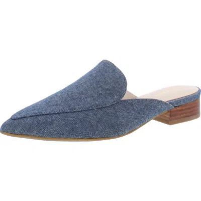Cole Haan Piper Womens Pointed Toe Slip On Mules In Black