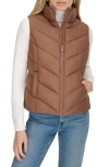 Cole Haan Women's Quilted Puffer Vest In Toffee