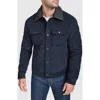 Cole Haan Men's Collared Quilted Button-front Jacket In Navy