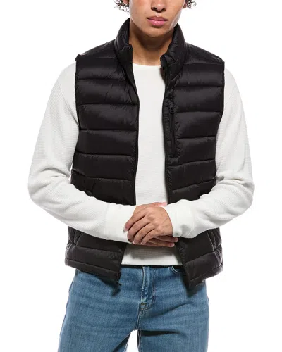 Cole Haan Quilted Vest In Black
